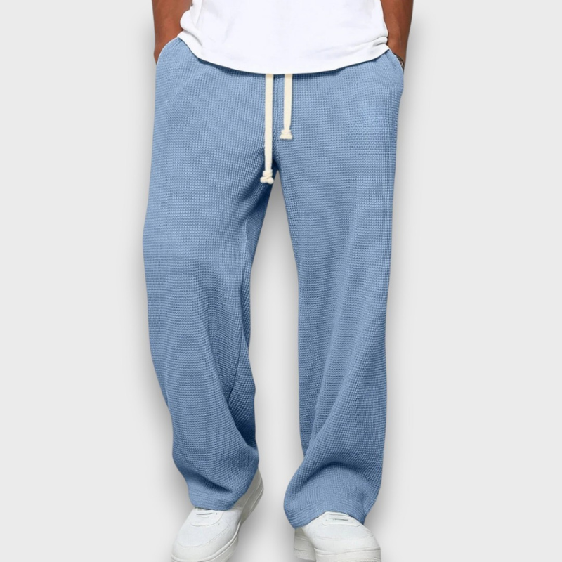 Herrjoggers med dragsko och avslappnad passform