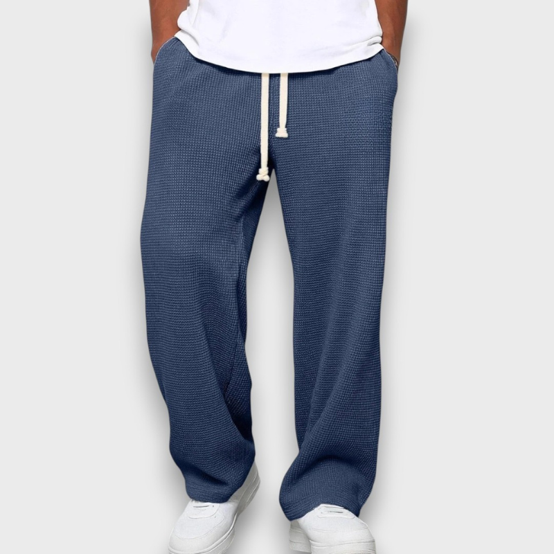 Herrjoggers med dragsko och avslappnad passform