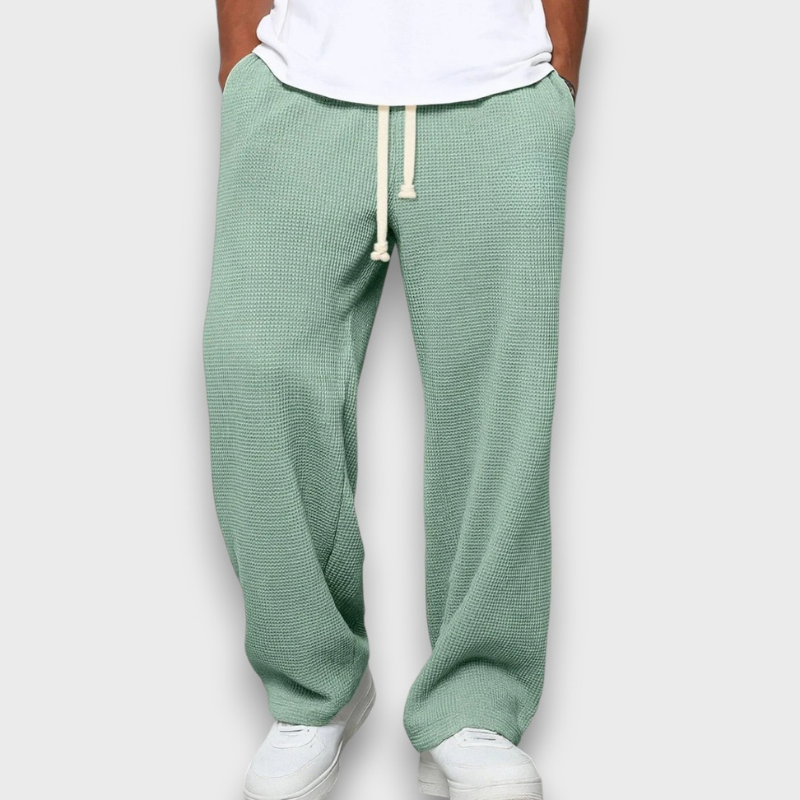 Herrjoggers med dragsko och avslappnad passform