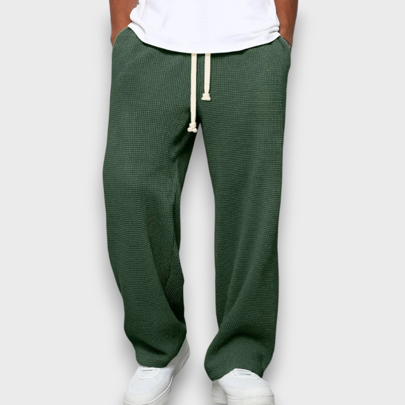 Herrjoggers med dragsko och avslappnad passform