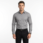 Andningsbar Långärmad Skjorta för Herr