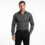 Andningsbar Långärmad Skjorta för Herr