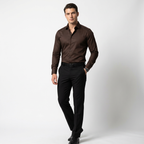 Andningsbar Långärmad Skjorta för Herr