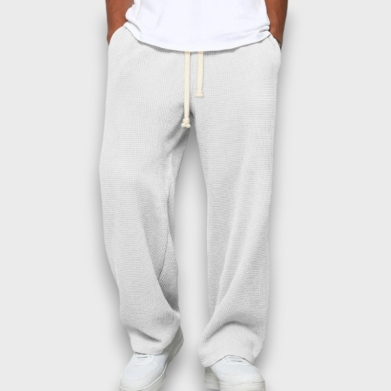 Herrjoggers med dragsko och avslappnad passform