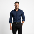 Andningsbar Långärmad Skjorta för Herr