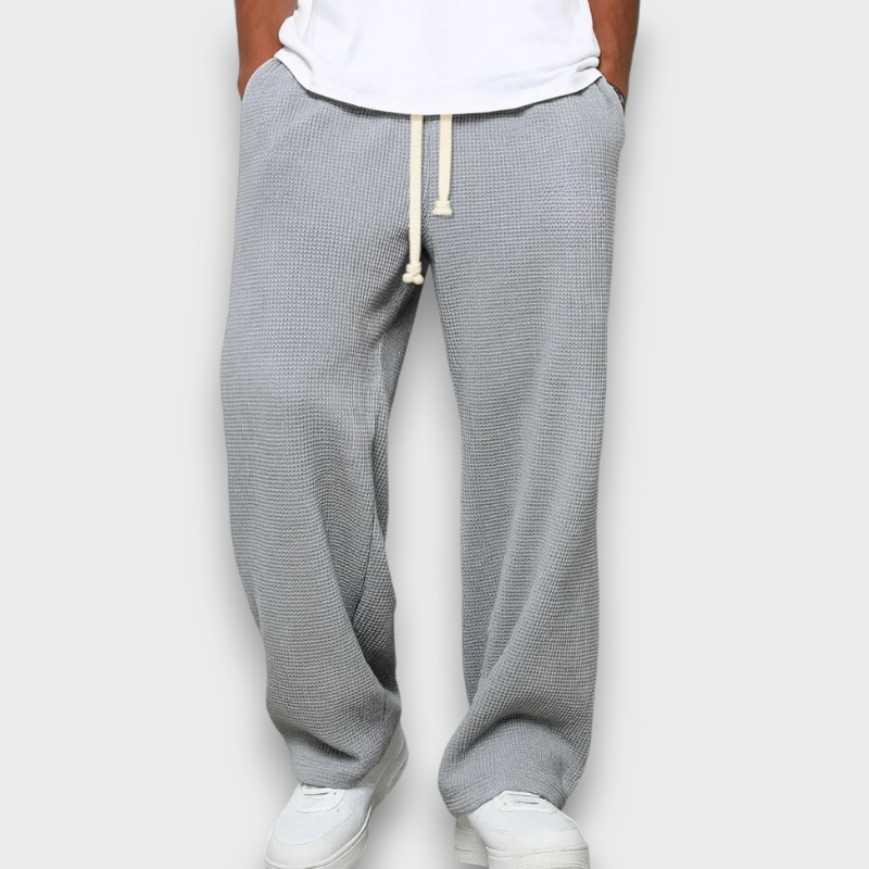 Herrjoggers med dragsko och avslappnad passform