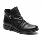 Ankelboots med dragkedja för dam