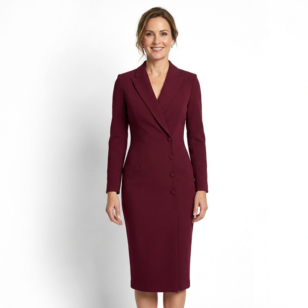 Dam Elegant Blazerklänning | Midi