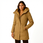 Dam Vadderad Pufferjacka | Lång