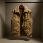 Herr Ärmlös Västsjacka med Dragkedja