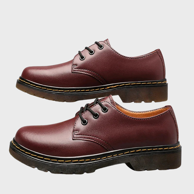 Herrskor med snörning och robust sula