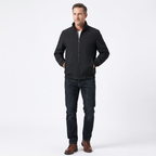 Isolerad vinterjacka med hög krage för herr