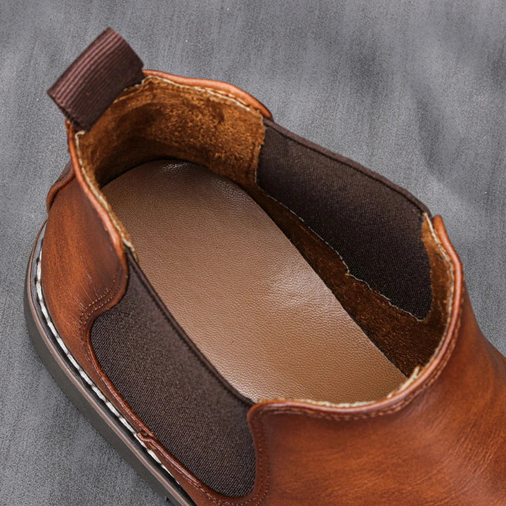 Slip-on vinterkängor i ankelmodell för herr