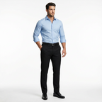 Andningsbar Långärmad Skjorta för Herr