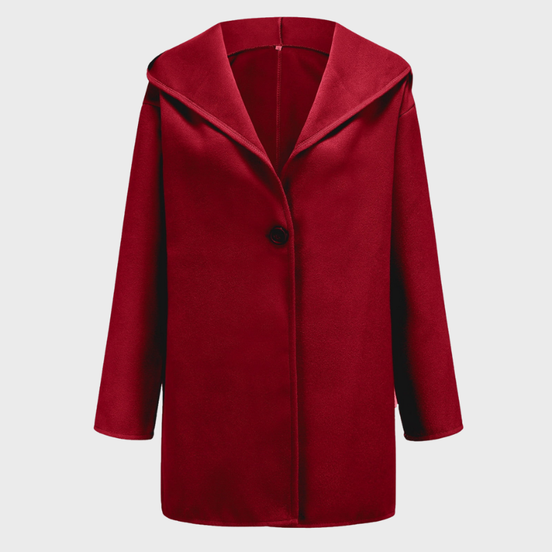 Lång damjacka med modern silhuett