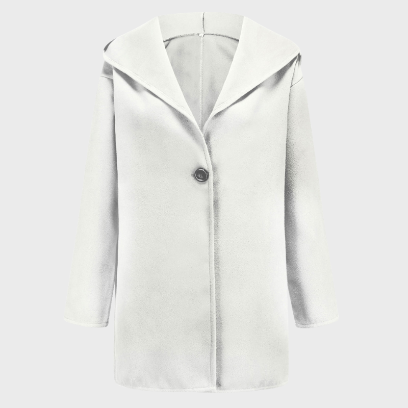 Lång damjacka med modern silhuett