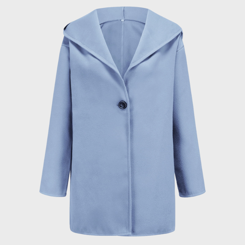 Lång damjacka med modern silhuett