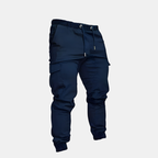 Herr joggers med muddar och flera fickor