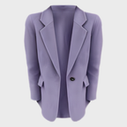 Välskuren damkavaj med enkelknäppning