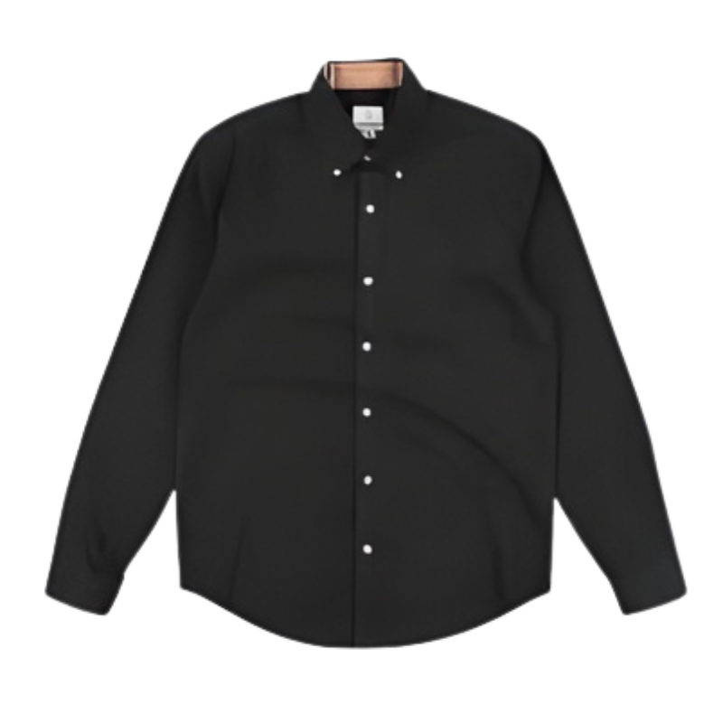 Klassisk långärmad skjorta för män i bomull