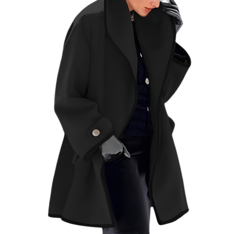 Elegant vid damkappa för höst och vinte