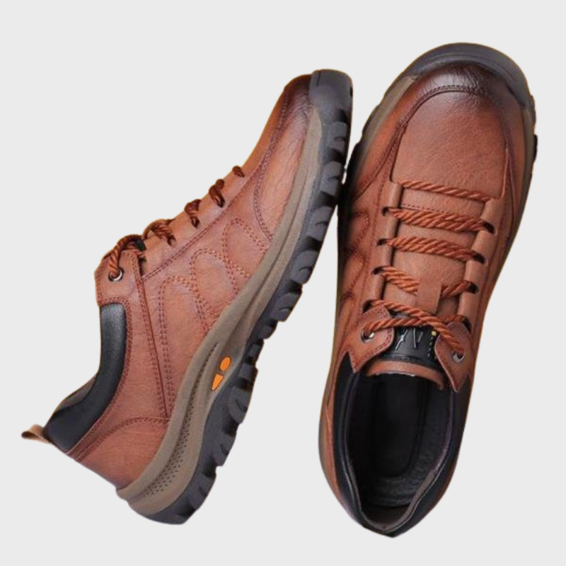 Herrskor med snörning och stötdämpande sula