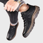 Herrskor med snörning och stötdämpande sula