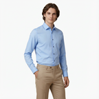 Långärmad Skjorta med Knäppning framtill för Herr