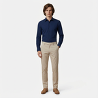 Långärmad Skjorta med Knäppning framtill för Herr