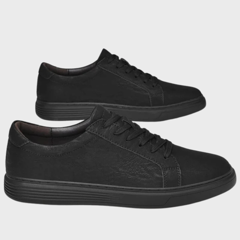 Herrsneakers med snörning och låg sula