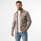 Casual Skjorta med Lång Ärm och Knäppning för Herr