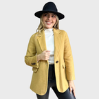 Välskuren damkavaj med enkelknäppning