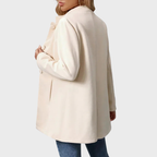 Lång damblazer med knäppning