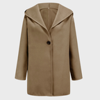 Lång damjacka med modern silhuett